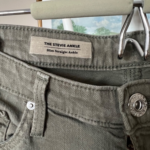 Adriano Goldschmied, The Stevie Ankle green pants, size 27R - Picture 2 of 3